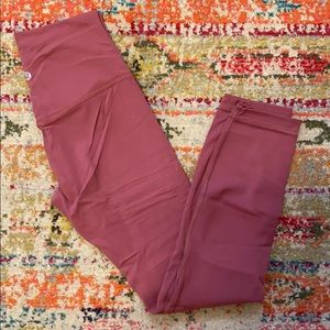 So Merlot Lululemon 25” Align Leggings